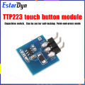 TTP223 Capacitive Touch Sensor Module for ESP32, 3.3V-5.5V Digital Touch Switch Replace Button DIY. 