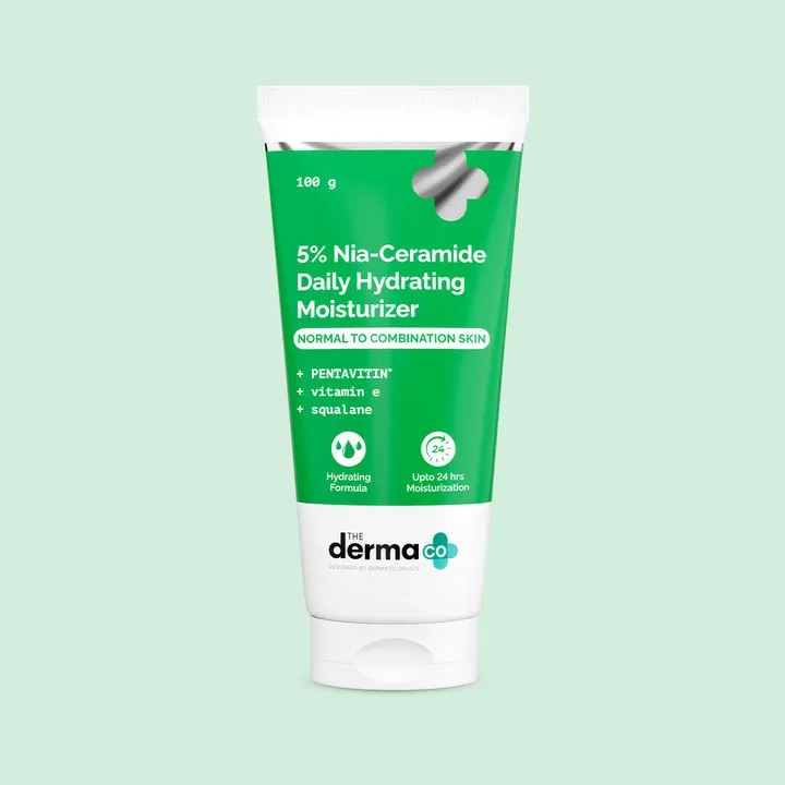 The Derma Co 5% Nia-Ceramide Daily Hydrating Moisturizer 100 gm
