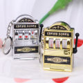 Fruit Slot Machine Keychain Lucky Charm Jackpot Keychains Mini Casino Pendant Bag Charm Novelty s for Kids Adults. 