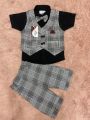 New demanding summer friendly 4 pcs party dress set for 6 month to 7 years baby boys.