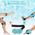 Ankle/Sports Foot Ice Pack - Hot & Cold Gel Pack with Adjustable Stand for Myofascial & Feet - Microwaveable, Freezable & Reusab.