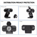 1080P Full HD Web Camera With Universal Clips Fits Laptops Desktops LCD Monitors Webcam Full Hd Microphone.