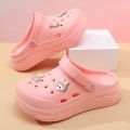 Chunky Platform Clogs Shoes for Women Thick Bottom Non Slip Beach Sandals Woman Summer 2025 Fashion EVA Sandals Slippers.