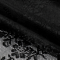 1pc Black Lace Floral Botanical Aesthetic Curtains For Partition Curtains For Living Room And Bedroom, Finished Bay Window. 
