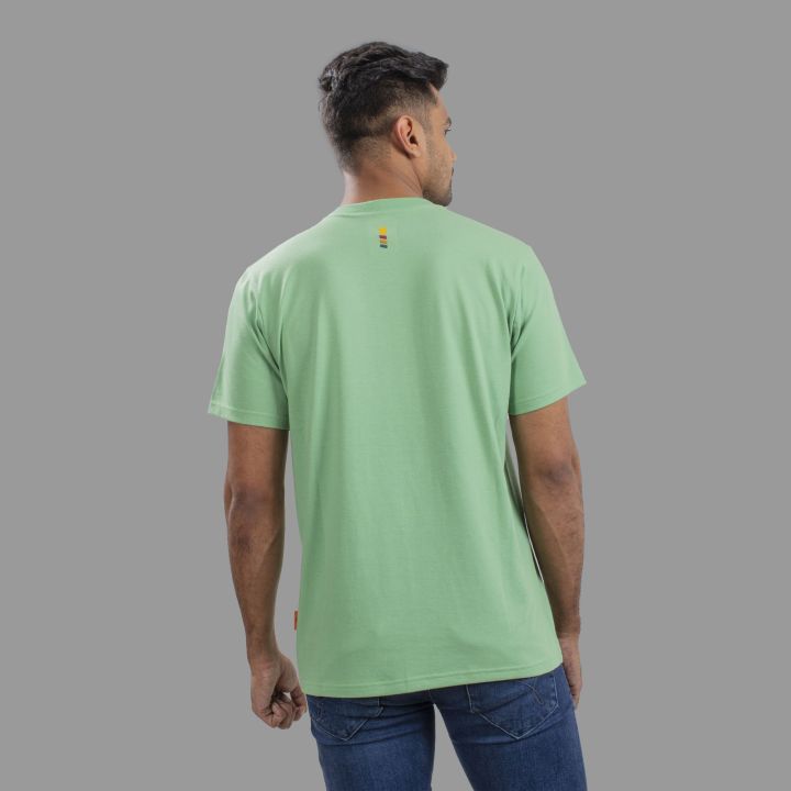 Green%20Crew%20Neck%20T%20Shirt%20Heat%20Seal%20-%20Image%203