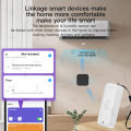 Waterproof Zigbee Temperature Humidity Sensor Thermometer IP65 APP Remote Monitoring Works with Gateway Yandex Zigbee2MQTT HA. 
