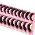 New 10 Pairs 3D Faux Mink Lashes Faux Mink Fluffy Lashes Soft Full Thick Wispy Eyelash Dramatic False Eyelashes Makeup Tools. 