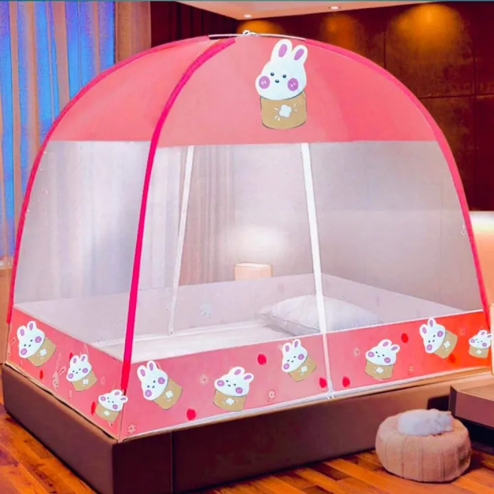 Double%20bed%20Portable%20Folding%20Tent%20Style%20Free%20Standing%20Musqiito%20Net%20%20Jhul%20-%20Image%204