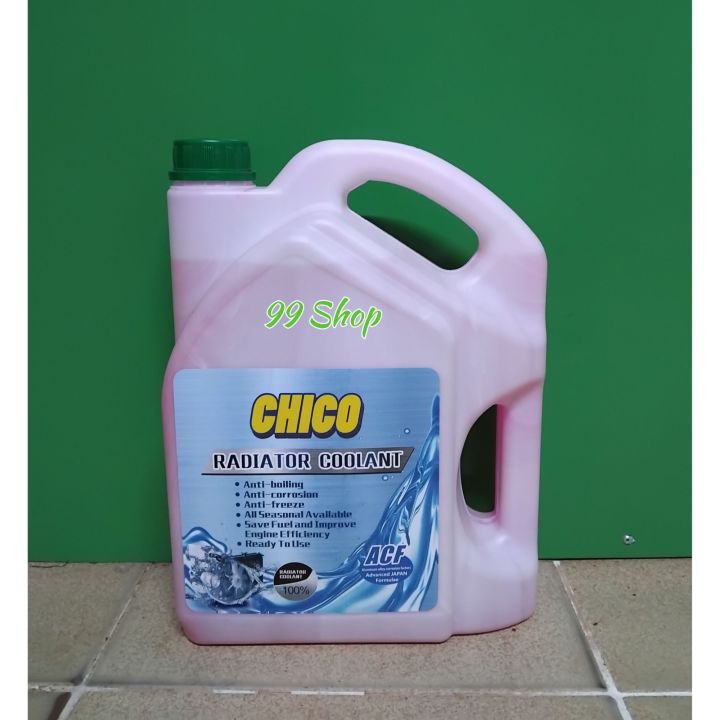 Chico Radiator Coolant (4 li) Red colour အနီရောင် Made in Burma