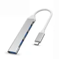 Boost Your Productivity with This 4-in-1 USB C Hub - Compatible with MacBook, Mac Pro, Mac Mini, IMac, Surface Pro, XPS, PC, Fla. 