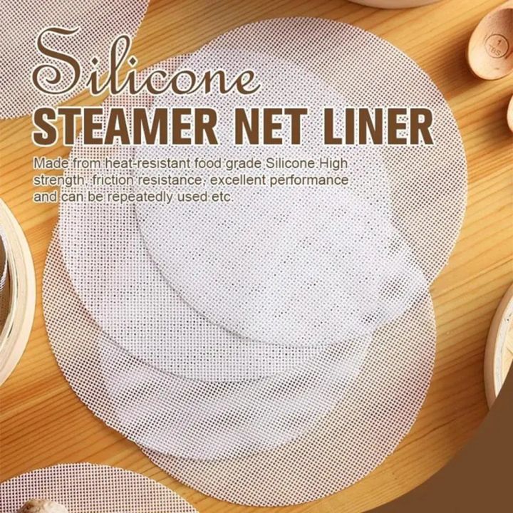5Pcs%20Round%20Non%20Stick%20Silicone%20Steamer%20Pad%2020/28/48cm%20Reusable%20Dim%20Sum%20Paper%20Restaurant%20Steamers%20Net%20Liner%20Kitchen%20Cooking%20Tool%20-%20Image%202