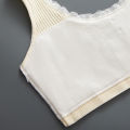 Girls Bra Student Developmental Girls Cotton Underwear For 10-12-15 Years Old Junior High School Girls Small Vest Bra. 