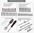 53 Pcs CR-V Screwdriver Bits Multifunctional Wrench Socket set Toolbox Hand Tools Hardware Kit Tool Set. 