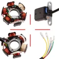 Honda-wave100 W110 100s Ubox Nova s foot start mud wave 110 wave 100 Nova 6-coil 5-wire Magneto stator coil suitable for 50cc 70cc 90cc 110cc ATV go kart. 