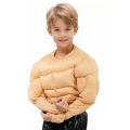 Hercules Party Outfit Fake Muscle Flesh Color Abs Costume Boys Performance Suit Funny Carnival Birthday Gift Boys and Girls.