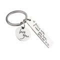 Drive Safe，I Need You Here With Me Metal Keychain Love You Keychain Men and Women Romantic Keychain  Birthday Father's Day. 