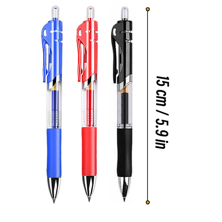 Retractable%200.5mm%20Red%20Blue%20Black%20Ink%20Gel%20Pens%20Colored%20Aesthetic%20Stationery%20Pen%20Supplies%20Ballpoint&Office%20Pencils%20Writing%20School%20-%20Image%203