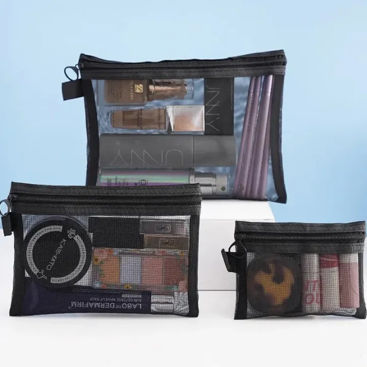 1/3pcs%20Mesh%20Clear%20Cosmetic%20Bags%20Small%20Large%20Black%20Makeup%20Bag%20Portable%20Travel%20Toiletry%20Organizer%20Case%20Lipstick%20Storage%20Pouch%20-%20Image%202