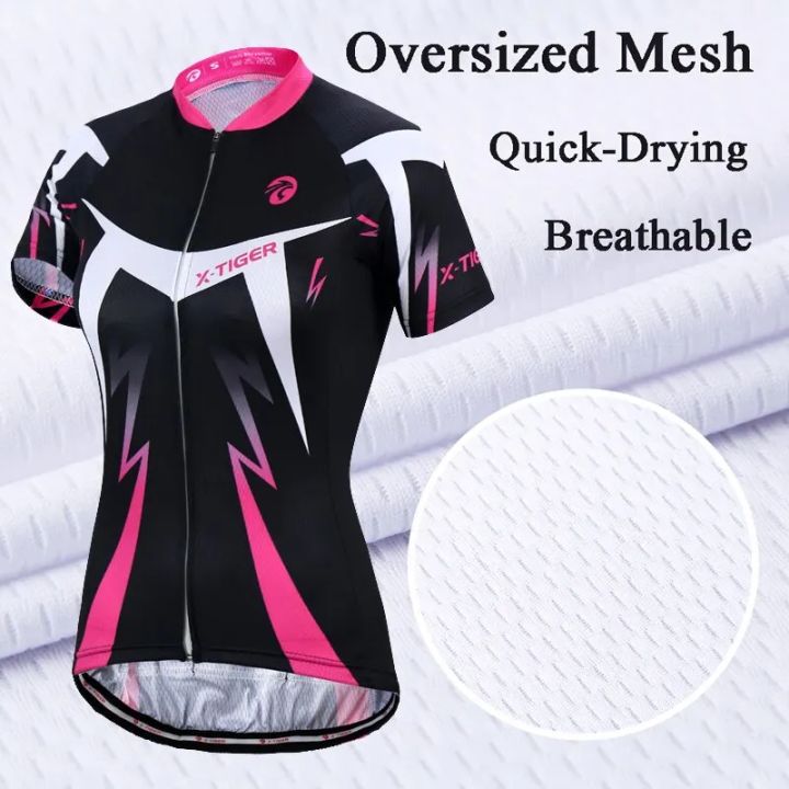 X-TIGER%20Women's%20Cycling%20Jersey%20Summer%20Breathable%20Quick-drying%20Bicycle%20Shirt%20TMB%20Mountain%20Road%20Cycling%20Clothing%20-%20Image%205