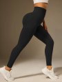 Seamless Peach Butt Lifting Yoga Pants - High-Waisted Buttery Soft Leggings for Women, Ideal for Running & Workouts. 