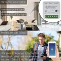 Tuya WiFi Smart Switch Module RF433 2-Way Mini Breaker Light Switch Interruptor Remote Control With Smart Life Alexa  Home. 