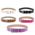 Children Punk Children PU Leather Belt Double Holes Metal Pin Buckle Waist Strap Casual Jeans Dress Decoration Belt. 