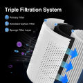 Portable Air Purifier Household Air Cleaner Mini Desktop Air Purifier With HEPA Filter Air Freshener Air Cleaner For Home Office.