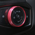Car Sticker for Ford Focus 3 MK3 KUGA Escape Mustang 2015 Mondeo Fusion 2013-16 Ecosport 18-23 Headlight Switch Cover Trim.