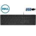 Ultra Slim Keyboard (wired) for pc & laptop 100% orignal H-P / D-E-L-L USB Ultra Slim Business Keyboard branded Used. 