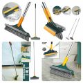 3 in 1 Tiles cleaning brush with long handle and wipers.