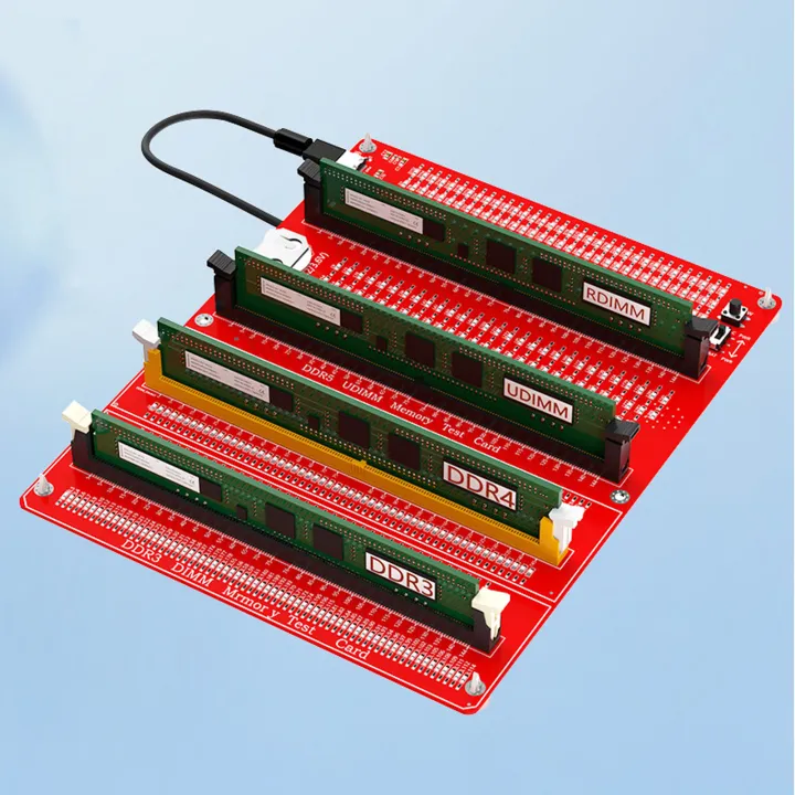 4 in 1 RAM Memory Tester Card Desktop Computer DDR3 DDR4 DDR5 UDMM DDR5 ...