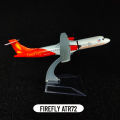 Scale 1:400 Metal Plane Model Miniature FIREFLY ATR72 Aircraft Aviation Replica Diecast Airplane Collection Kids Toy for Boy. 