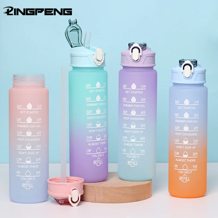 700ml%20Sports%20Water%20Bottle%20High%20Temperature%20Resistant%20Graduated%20Straw%20Cup%20Rainbow%20Frosted%20Progressive%20Color%20Water%20Cup%20Plastic%20Cup%20-%20Image%202