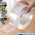 5M Nano Tape Double Sided Tape Transparent NoTrace Reusable Waterproof Adhesive Tape Cleanable Home Gekkotape. 