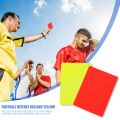100-1Pairs Soccer Referee Cards Red Card and Yellow Card Football Referee Soccer Accessories Outdoor Survival Equipment. 