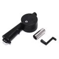 LMETJMA Hand BBQ Fan Outdoor BBQ Fan Air Blower For Barbecue Picnic Manual Crank Grill BBQ Fan Fire Bellows BBQ Tools KC0266. 
