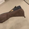 36-42 Over size coffee pointed toe flats ballet shoes women european slip on single loafers brand velvet ballerina zapatos.