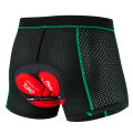 New Cycling Shorts Men's Cycling Underwear Breathable Mesh Riding Underpant Gel Pad Shockproof Bike Shorts Bicycle Underwear.