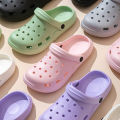 Dongdong Shoes Women's New Trendy Summer Thick Sole Increase Anti Slip Fashion Work Beach Baotou Slippery Sandals. 