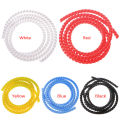 10mm/14mm Colorful Spiral Wire Organizer Wrap Tube Flame retardant Cable Sleeve 1m.