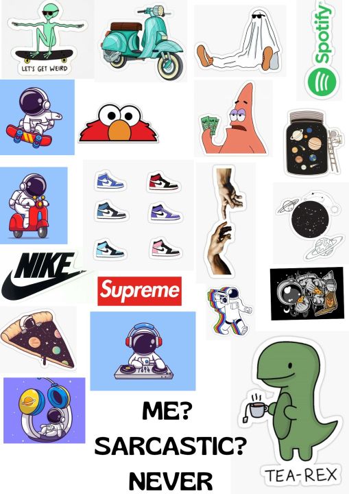 cool boys stickers pack of 20 self adhesive best for journaling notebook stickers