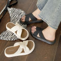 Fashionable Summer Women's Slippers Pearl Casual Beach Shoes Indoor Anti-Slip Outerwear Home Use PVC Sole Female Footwear.