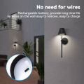 2PCS Wireless Wall lamp Hotel Home Interior Decor Rechargeable Lighting Warm/Cold White Corridor Bedroom Bedside Wall Light. 