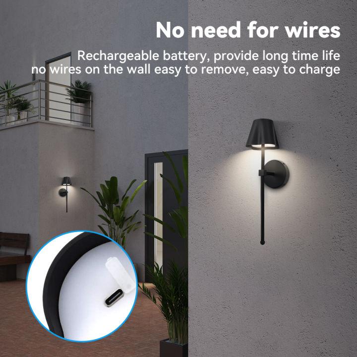 2PCS%20Wireless%20Wall%20lamp%20Hotel%20Home%20Interior%20Decor%20Rechargeable%20Lighting%20Warm/Cold%20White%20Corridor%20Bedroom%20Bedside%20Wall%20Light%20-%20Image%206
