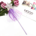 1pc Hot Sale Cute Dreamlike Five Pointed Star Fairy Wand Kids Stick Girl Birthday Gift Party Halloween Princess Cosplay Props.