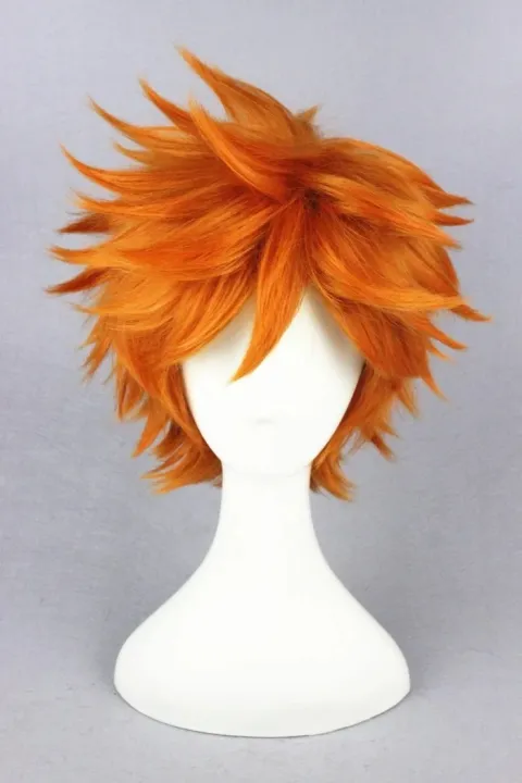 High%20Quality%20Anime%20Haikyuu!!%20Shoyo%20Hinata%20Syouyou%20Cosplay%20Wig%20Short%20Orange%20Curly%20Heat%20Resistant%20Synthetic%20Hair%20Wigs%20-%20Image%202