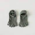 New Man Slipper Toe Socks Mesh Hollow No Show Ankle Short Socks Sports Sweat-Absorbing Cotton Breathable Five Finger Boat Sock. 