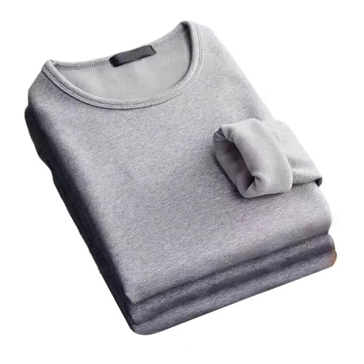 Winter%20Men's%20Long-sleeved%20Thermal%20Underwer%20T-Shirt%20Fleece%20Bottoming%20Shirt%20Round%20Neck%20Shirt%20Fashion%20Plus%20Velvet%20Padded%20T-shirt%20-%20Image%203