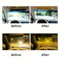 Polarized Anti-glare Sun Visor for Automobile Extended Anti-ultraviolet Sunshade HD Night Vision Driving Goggles Visor.