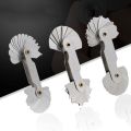Stainless Steel Radius Gauge Set - Fillet Gauge Tool for Measuring Radius. 